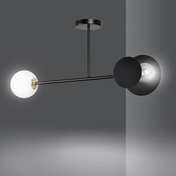 Emibig MINERVA 2 BLACK 612/2 lampa sufitowa 2x15W/E27 IP20