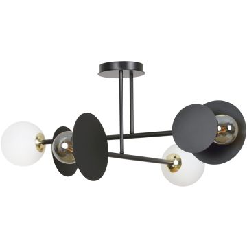 Emibig MINERVA 4 BLACK 612/4 lampa sufitowa 4x15W/E27 IP20
