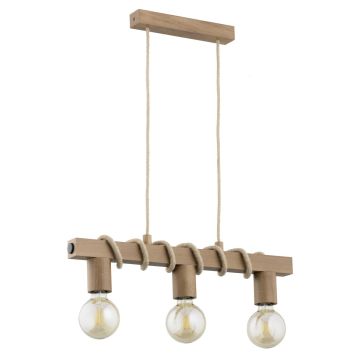 Alfa Kalipso Rustikal 62254 lampa wisząca 3x60W/E27 IP20