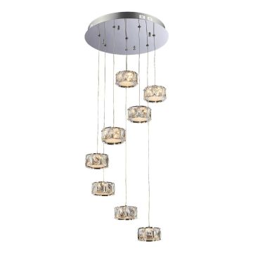 Prezent KNOX 62415 lampa wisząca 8x5W/LED 2898lm IP20