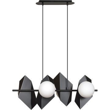 Emibig DRIFTON 4 BLACK 636/4 lampa wisząca 4x10W/E14 IP20