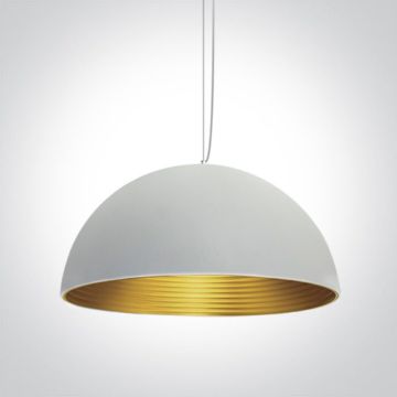 One Light Bowl Shade 63022B/W/BS lampa wisząca 1x20W/E27 IP20