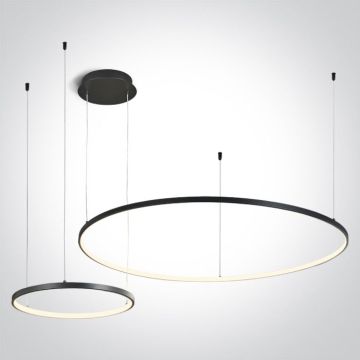 One Light Decorative 63150A/B/W lampa wisząca 1x65W/LED 4800lm 3000K IP20