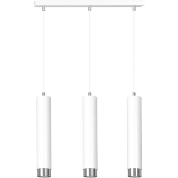 Emibig KIBO 3 WH/CHROME 641/3 lampa wisząca 3x30W/GU10 IP20