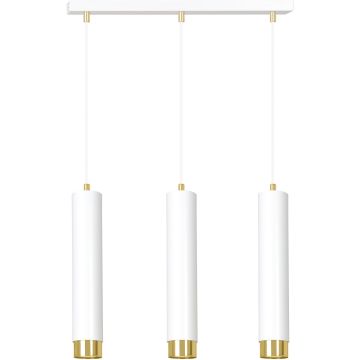 Emibig KIBO 3 WH/GOLD 642/3 lampa wisząca 3x30W/GU10 IP20