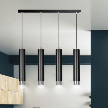 Emibig KIBO 4 BL/CHROME 643/4 lampa wisząca 4x30W/GU10 IP20