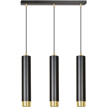 Emibig KIBO 3 BL/GOLD 644/3 lampa wisząca 3x30W/GU10 IP20