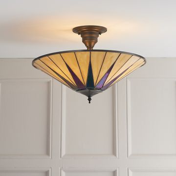 Interior1900 Dark star 64043 lampa sufitowa 3x60W/E27 IP20