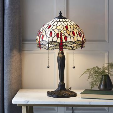 Interior1900 Dragonfly beige 64086 lampa stołowa 2x60W/E27 IP20