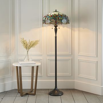 Interior1900 Dragonfly blue 64069 lampa podłogowa 2x60W/E27 IP20