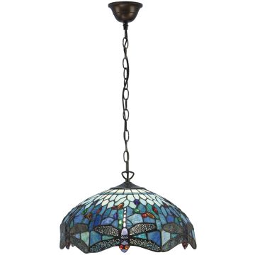 Interior1900 Dragonfly blue 64080 lampa wisząca 3x60W/E27 IP20