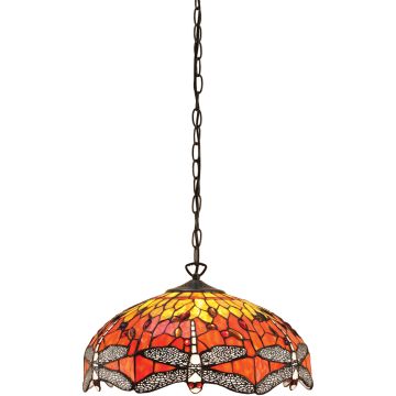 Interior1900 Dragonfly flame 64081 lampa wisząca 3x60W/E27 IP20