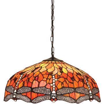 Interior1900 Dragonfly flame 64082 lampa wisząca 3x60W/E27 IP20