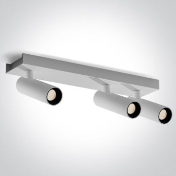 One Light Wall & Ceiling 65004C/W/W spot 3x5W/LED 1350lm 3000K IP20