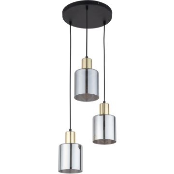TK Lighting Sierra Gold 6663 lampa wisząca 3x15W/E27 IP20