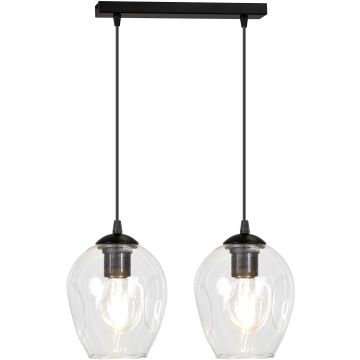 Emibig ISTAR 2 BL TRANSPARENT 679/2 lampa wisząca 2x15W/E27 IP20