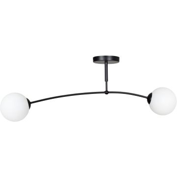 Emibig PREGOS 2 BLACK 670/2 lampa sufitowa 2x10W/E14 IP20