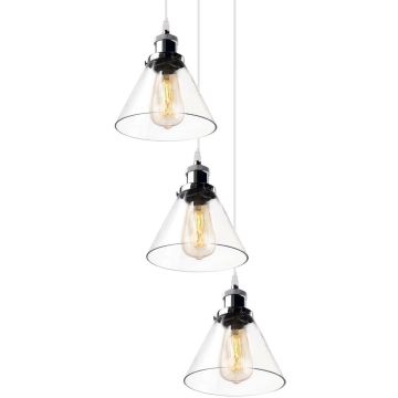 Altavola Design NEW YORK LOFT LA034/CO3_chrom lampa wisząca 3x40W/E27   IP20