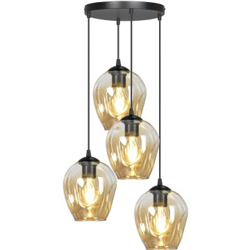Emibig ISTAR 4 BL PREMIUM MIODOWY 681/4PREM lampa wisząca 4x15W/E27 IP20