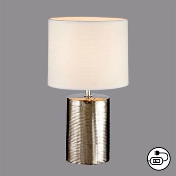 Fischer&Honsel Prata 50662 lampa stołowa 1x25W/E14  IP20
