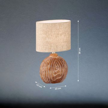 Fischer&Honsel Tobse 50606 lampa stołowa 1x25W/E14  IP20