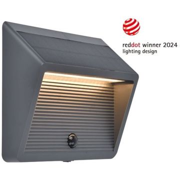 Lutec LINKO SOLAR 6912301335 kinkiet 1x11.5w/led 900lm 3000k ip54 SOLAR
