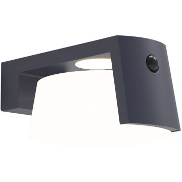 Lutec MOON SOLAR - CZUJNIK RUCHU  6906001118 kinkiet 1x9.5w/led 1000lm 4000k ip44 SOLAR