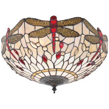 Interior1900 Dragonfly beige 70723 plafon 2x60W/E27 IP20
