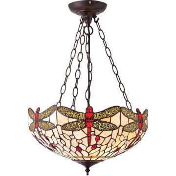 Interior1900 Dragonfly beige 70759 lampa wisząca 3x60W/E27 IP20
