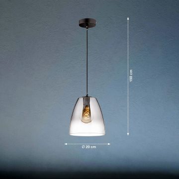 Fischer&Honsel Miro 60840 lampa wisząca 1x40W/E27  IP20