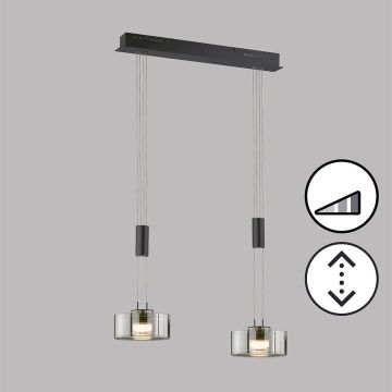 Fischer&Honsel Lavin 61095 lampa wisząca 2x9W/LED 2700K IP20