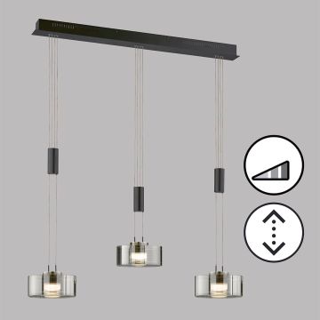 Fischer&Honsel Lavin 61096 lampa wisząca 3x9W/LED 2700K IP20