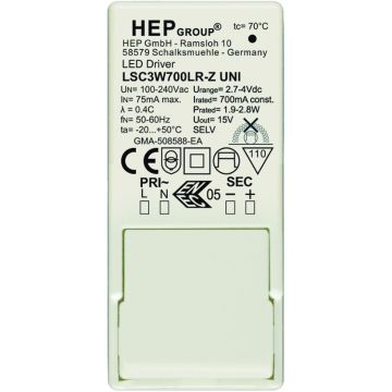 Astro Lighting LED DRIVER 6008093 zasilacz   IP20