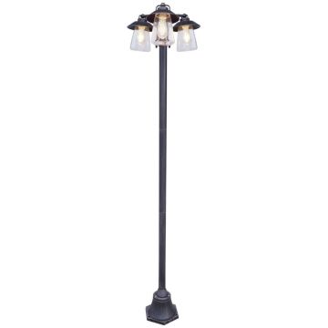 Lutec CATE 7264230213 lampa stojąca 3x60w/e27   ip44