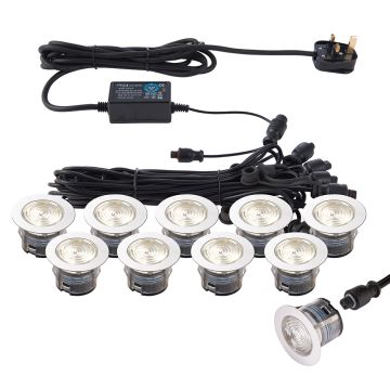 Endon IkonPRO CCT 73349 Downlight wpuszczany10x0,75W/LED IP67 410lm