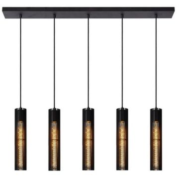 Lucide LIONEL 73406/05/30 lampa wisząca 5x40w/e27   ip20