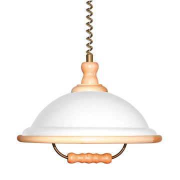 Prezent ACRYL WOOD 73006 W50 lampa wisząca 1x60W/E27 IP20