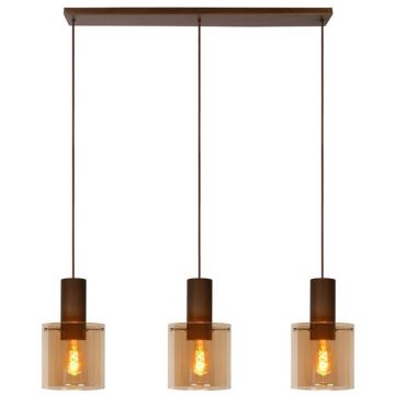 Lucide TOLEDO 74405/03/62 lampa wisząca 3x40w/e27   ip20