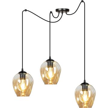 Emibig LEVEL 3 BL MIODOWY 758/3 lampa wisząca 3x15W/E27 IP20