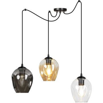 Emibig LEVEL 3 BL MIX 759/3 lampa wisząca 3x15W/E27 IP20