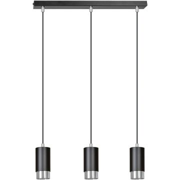 Emibig FUMIKO 3 BL/CHROME 816/3 lampa wisząca 3x30W/GU10 IP20