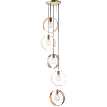Endon HOOP 81923 lampa wisząca 5x40W/E27  