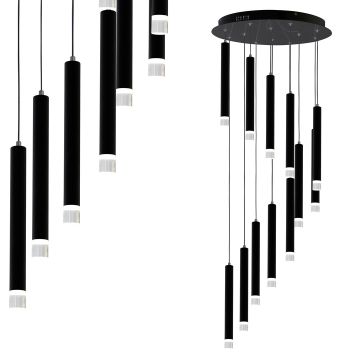 Milagro CARBON ML6161 lampa wisząca 12W LED IP20 4000K
