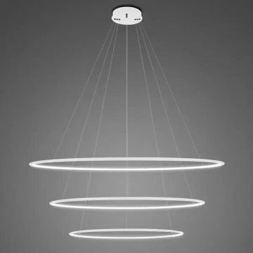 Altavola Design Ledowe okręgi LA075/P_100_in_4k_white lampa wisząca 3x130W/LED 8970lm 4000K IP44