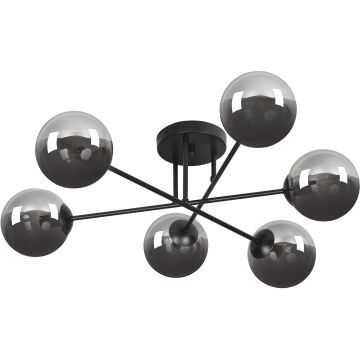 Emibig BRENDI 6B BL GRAFIT 832/6B lampa sufitowa 6x10W/E14 IP20