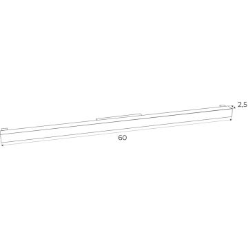 Maxlight MAX M0002N reflektor szynowy 1x17w/led 637lm 3000k ip20