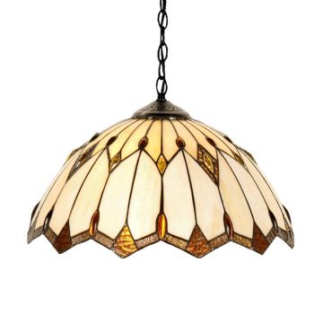 Prezent TIFFANY VI. 83 lampa wisząca 2x60W/E27 IP20