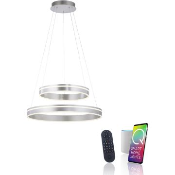 Paul Neuhaus Q-VITO 8420-55 lampa wisząca 2x65W/LED 7300lm 2700-5000k ip20