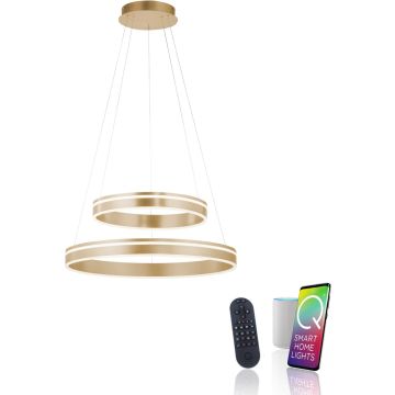 Paul Neuhaus Q-VITO 8420-60 lampa wisząca 2x65W/LED 7300lm 2700-5000k ip20