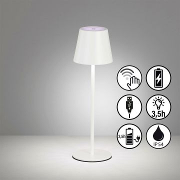 Fischer&Honsel Viletto 850354 lampa stołowa 1x2W/LED  190lm IP54 3000K
